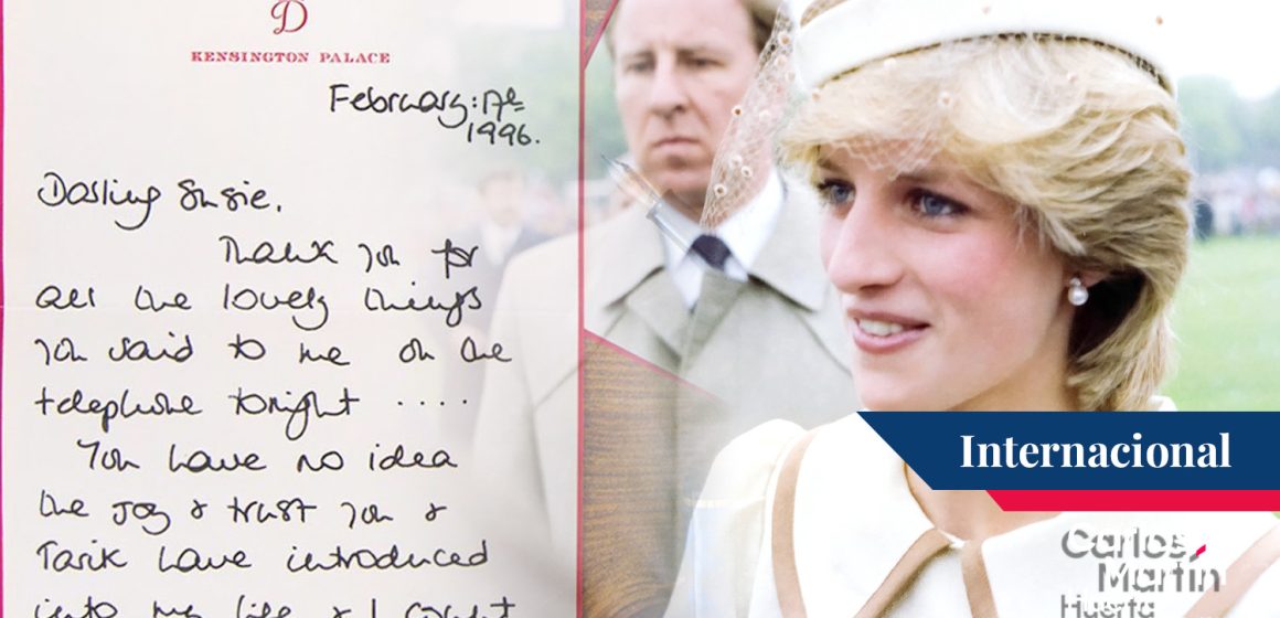 Subastarán cartas de la Princesa Diana en las que habla de su divorcio