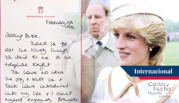 Subastarán cartas de la Princesa Diana en las que habla de su divorcio