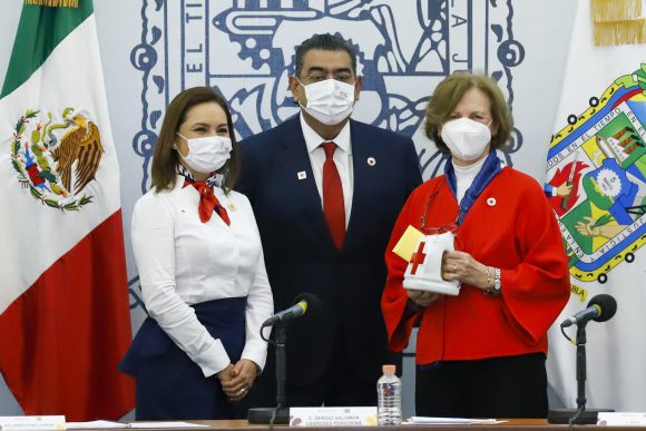 Inicio de la colecta de Cruz Roja 2023 es encabezado por Céspedes Peregrina