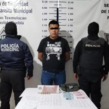 Capturan a Yordi “N” por delitos contra la salud en Texmelucan
