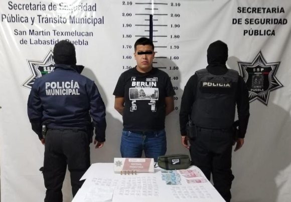 Capturan a Yordi “N” por delitos contra la salud en Texmelucan