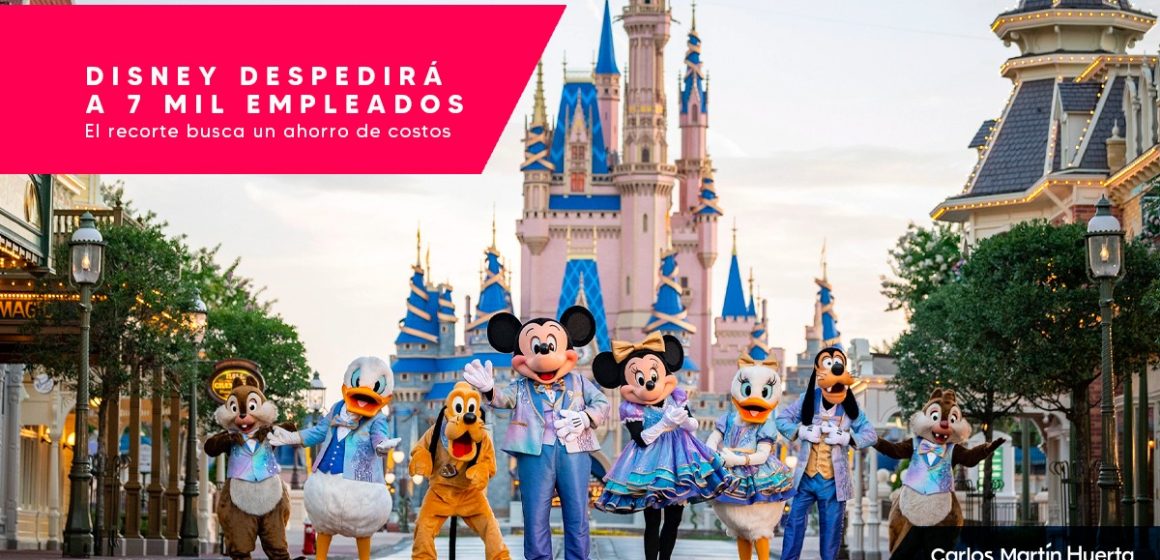 Por crisis económica, Disney  despedirá a 7 mil empleados