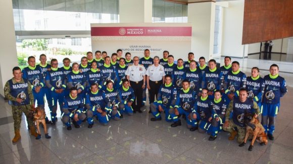 Dan bienvenida a la Brigada Frida tras labores de rescate en Turquía