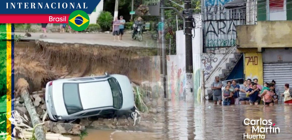 Fuertes lluvias dejan 36 muertos en Sao Paulo, Brasil
