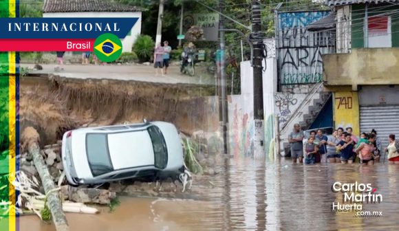 Fuertes lluvias dejan 36 muertos en Sao Paulo, Brasil