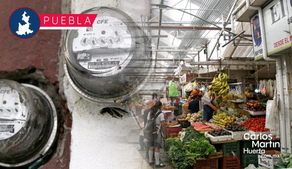 Locatarios del Mercado Amalucan deberán hacer contrato de luz individual para regresar
