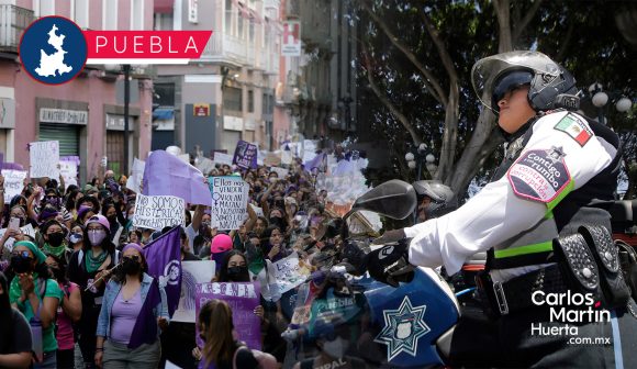 Garantizará Ayuntamiento de Puebla seguridad y respeto a la Marcha 8M