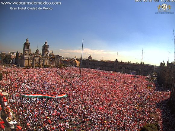 Marcha INE CDMX Marcha INE abarrota el zócalo de CDMX