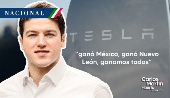 Samuel García celebra instalación de Tesla en Monterrey