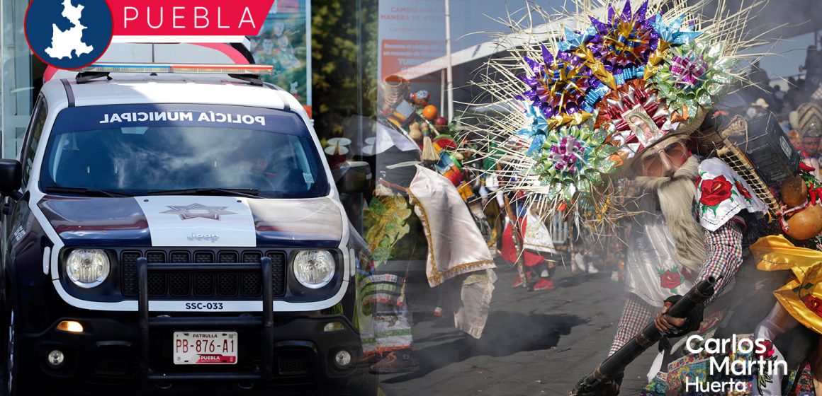 Refuerzan seguridad para los carnavales en Puebla