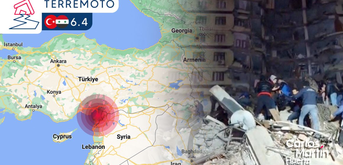 Se registra nuevo sismo en Turquía, la magnitud fue de 6.4