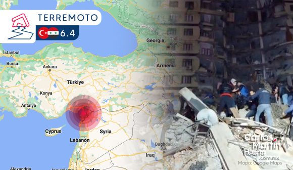 Se registra nuevo sismo en Turquía, la magnitud fue de 6.4