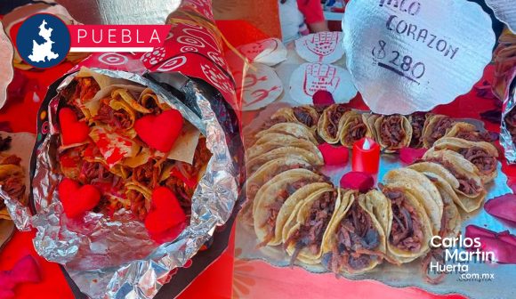 Ramo o corazón para este 14 de febrero, pero de tacos