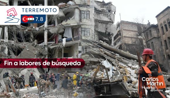 Turquía por suspender búsqueda de personas tras terremoto