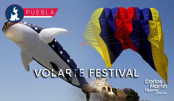 Llega a Cholula Volarte Festival; evento para los amantes de los papalotes
