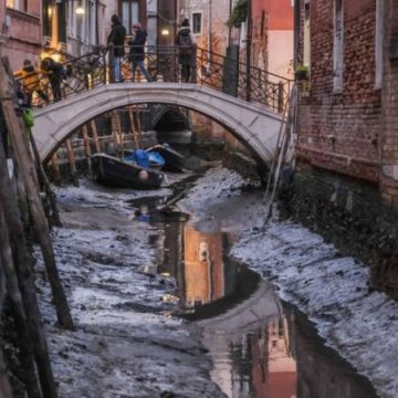 ¿ Por qué los canales de Venecia se están quedando sin agua?