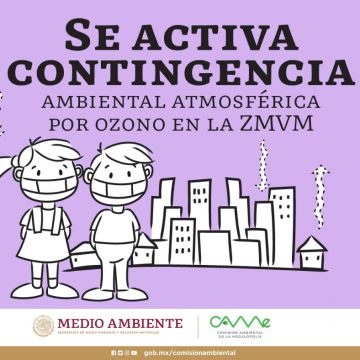 Decretan contingencia ambiental en la Zona Metropolitana del Valle de México