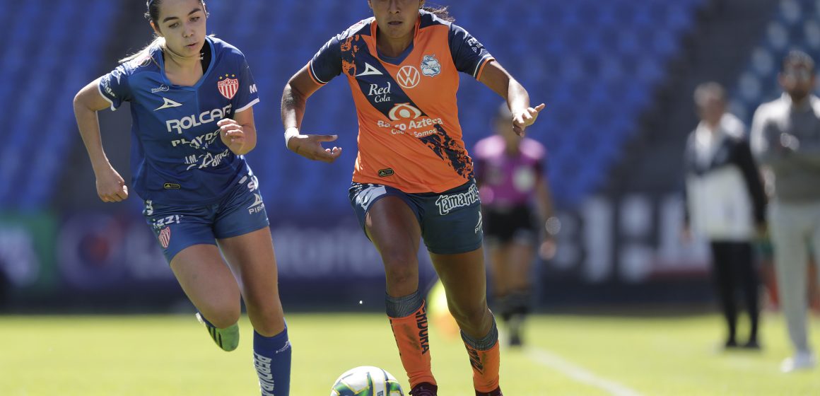 Puebla Femenil consiguió su primer triunfo al vencer 2-0 al Necaxa