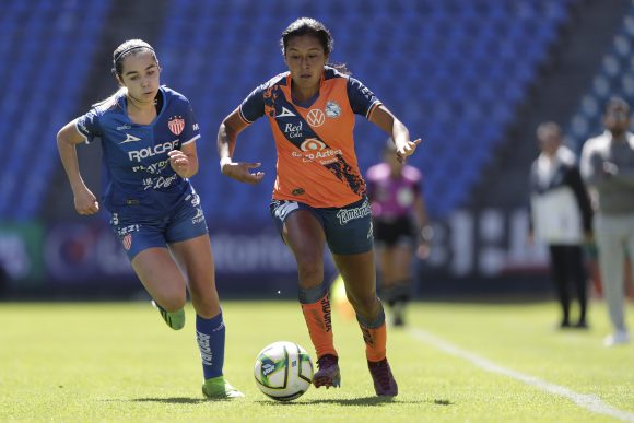 Puebla Femenil consiguió su primer triunfo al vencer 2-0 al Necaxa