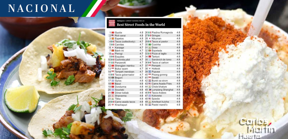 México entre las mejores comidas callejeras del mundo 2023