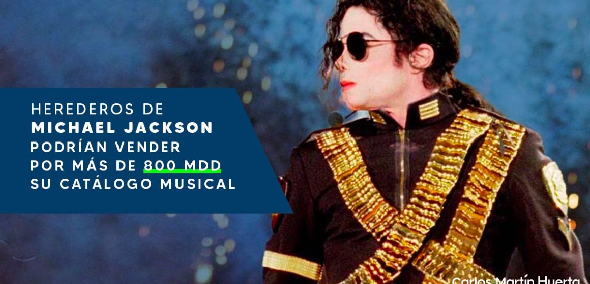 Venderán catálogo musical de Michael Jackson por más de 800 mdd