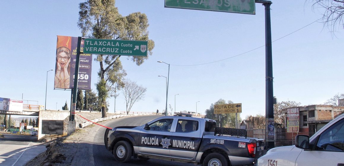 Detienen a sujeto por agredir físicamente a tránsito en Texmelucan