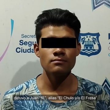 Detienen a “El Chulo” por asaltos a Oxxo’s