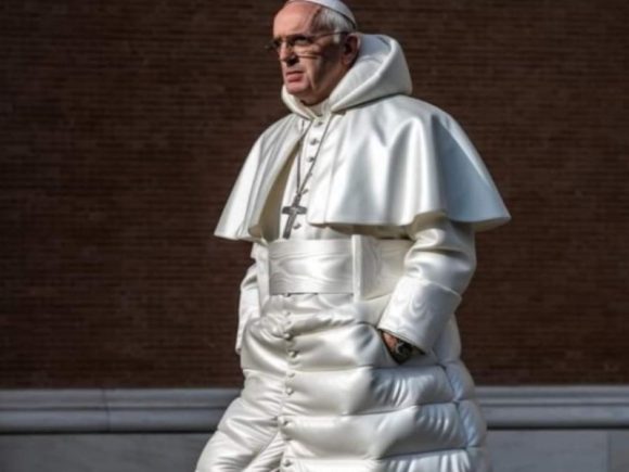 Fotografía del Papa Francisco creada con Inteligencia Artificial sorprende por outfit sofisticado