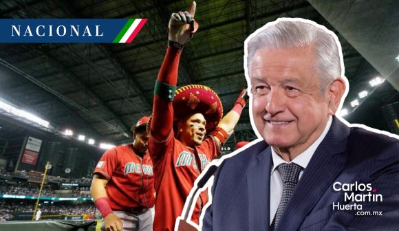 AMLO festeja triunfo de México en el Clásico Mundial de Béisbol
