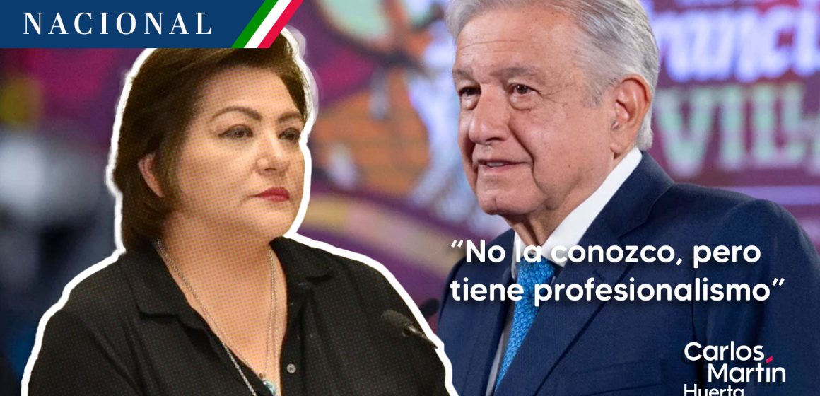 “No la conozco, pero tiene profesionalismo”: AMLO tras elección de Guadalupe Taddei