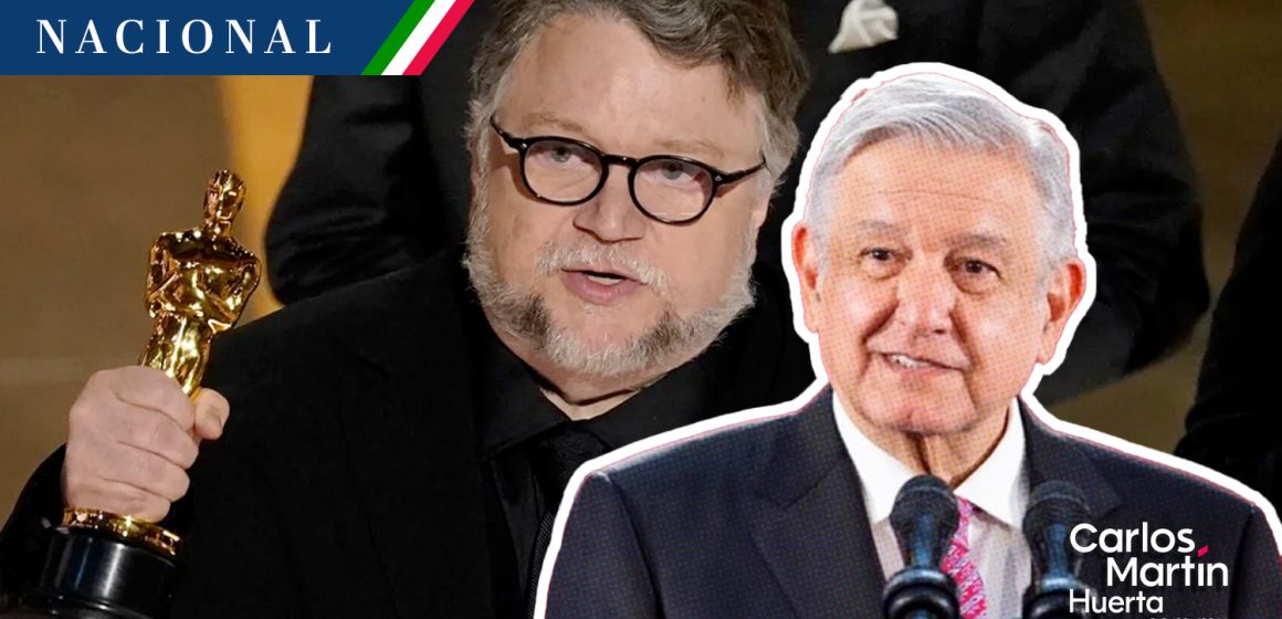 AMLO felicita a Guillermo del Toro por ganar el Óscar