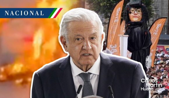 AMLO - Norma Piña AMLO condena quema de la figura de la ministra Norma Piña