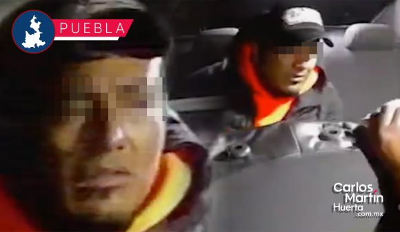 Asaltan a conductor de Uber en Huejotzingo; quedo grabado