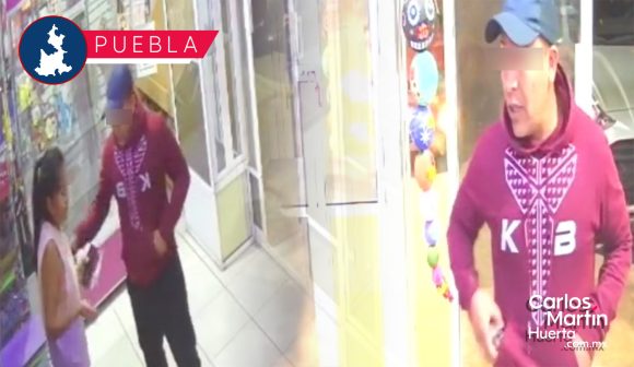 Asalto en Cuautlancingo queda grabado; en menos de un minuto roba negocio y coche