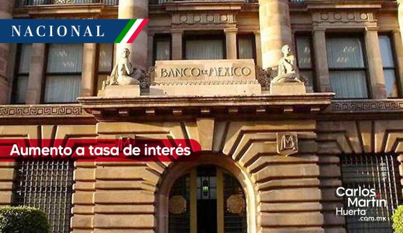 Banxico incrementa 25 puntos base la tasa de interés a 11.25%