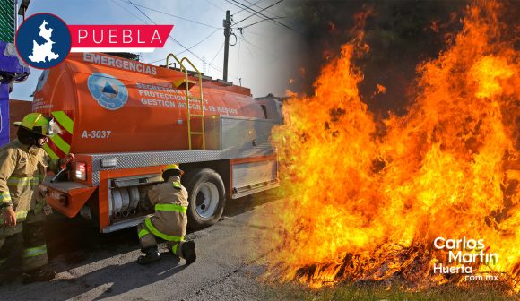 Continúa el incendio forestal en Tetela de Ocampo; ya  consumió 400 hectáreas