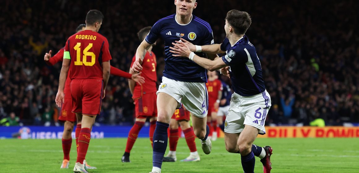 España cayó ante Escocia en la eliminatoria rumbo a la Euro 2024