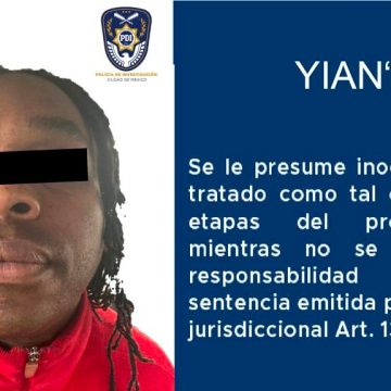 Detienen a Yian “N”, presunto agresor de Heidy Infante