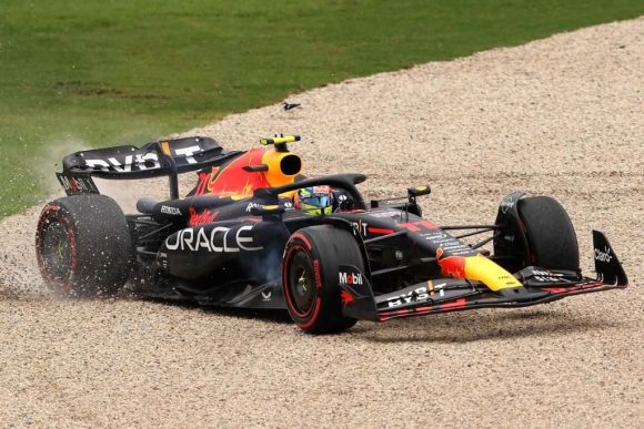 Por accidente “Checo Pérez” saldrá último lugar en el Gran Premio de Australia