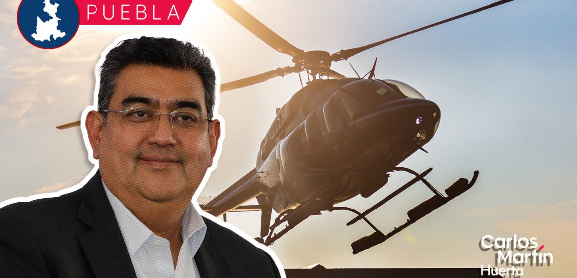 Gobernador de Puebla usará helicópteros para trasladarse