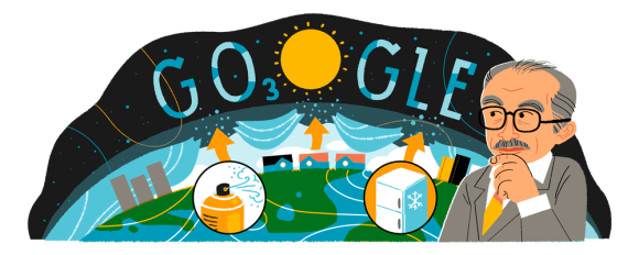 Mario Molina - doodle Google Mario Molina es homenajeado por Google