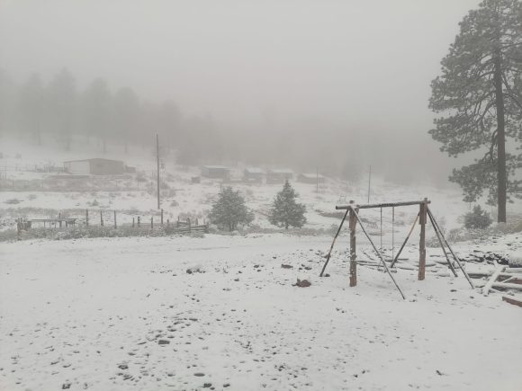 Nevada Durango Noreste del país tendrá temperaturas de hasta -10° y caída de nieve