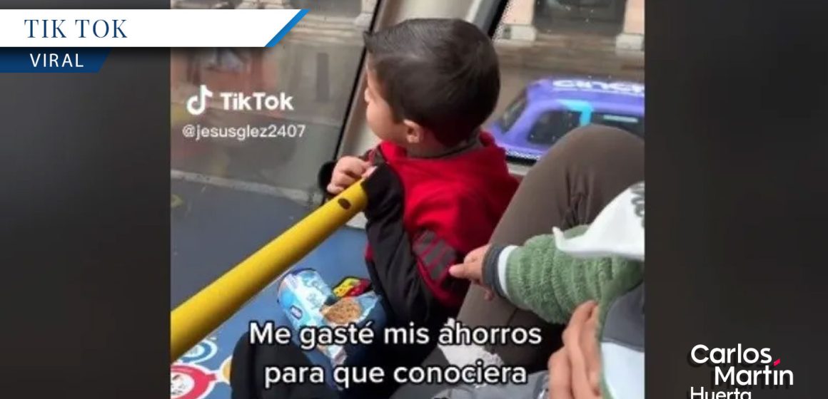 VIRAL Lleva a su hijo a Londres y dice que se parece a Pátzcuaro