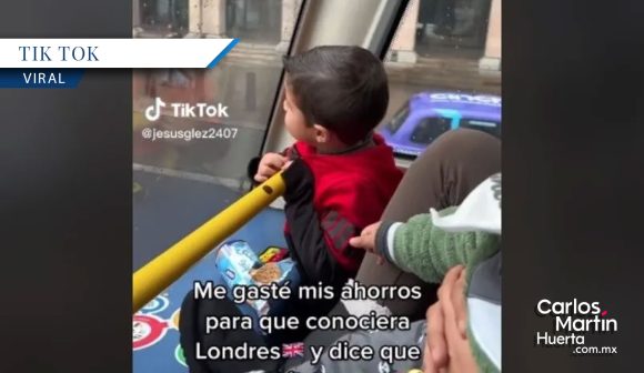 VIRAL Lleva a su hijo a Londres y dice que se parece a Pátzcuaro