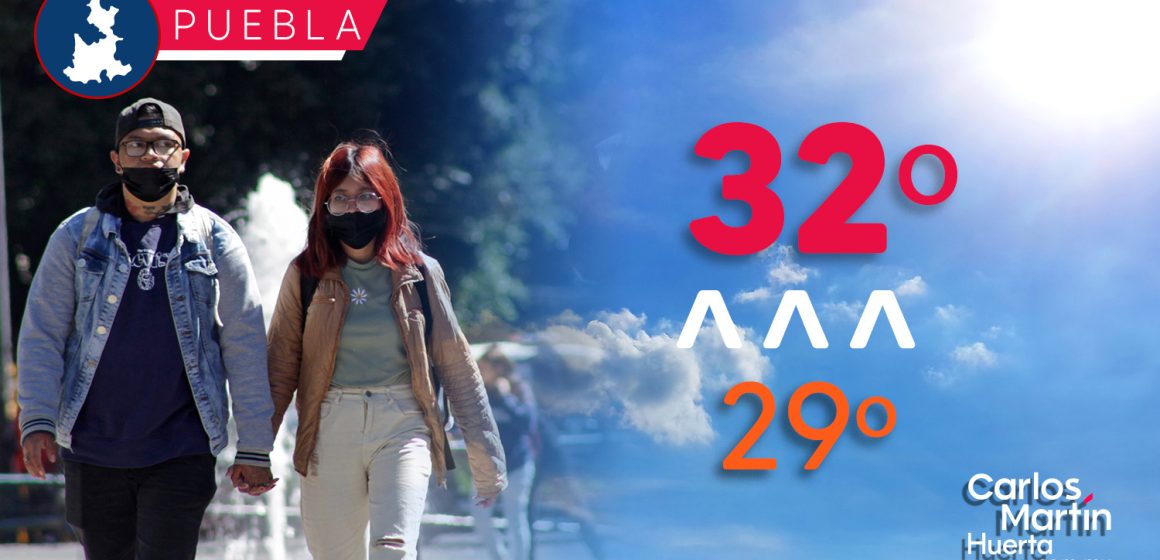 Puebla llegará a los 32 grados centígrados en 2023