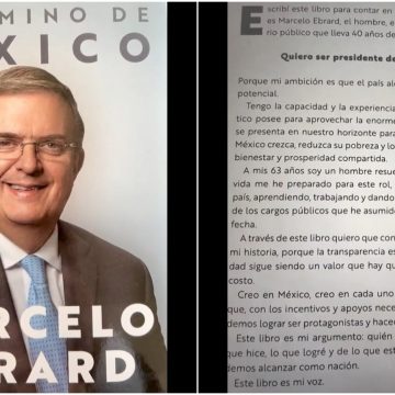 Presentan autobiografía de Marcelo Ebrard en el Centro Mexicano Libanés