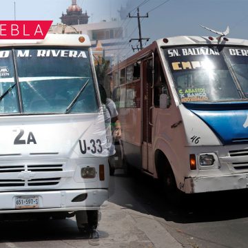 Se registran dos asaltos al transporte público en Puebla; asaltantes huyeron