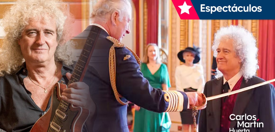 Sir Brian May, guitarrista de Queen, condecorado por Carlos III