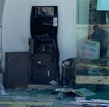 Detonan explosivo en cajero automático de Banco del Bienestar