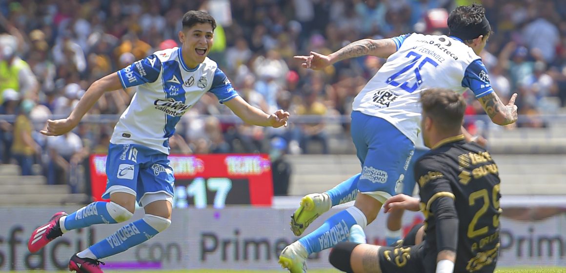 Puebla derrota a Pumas en Ciudad Universitaria